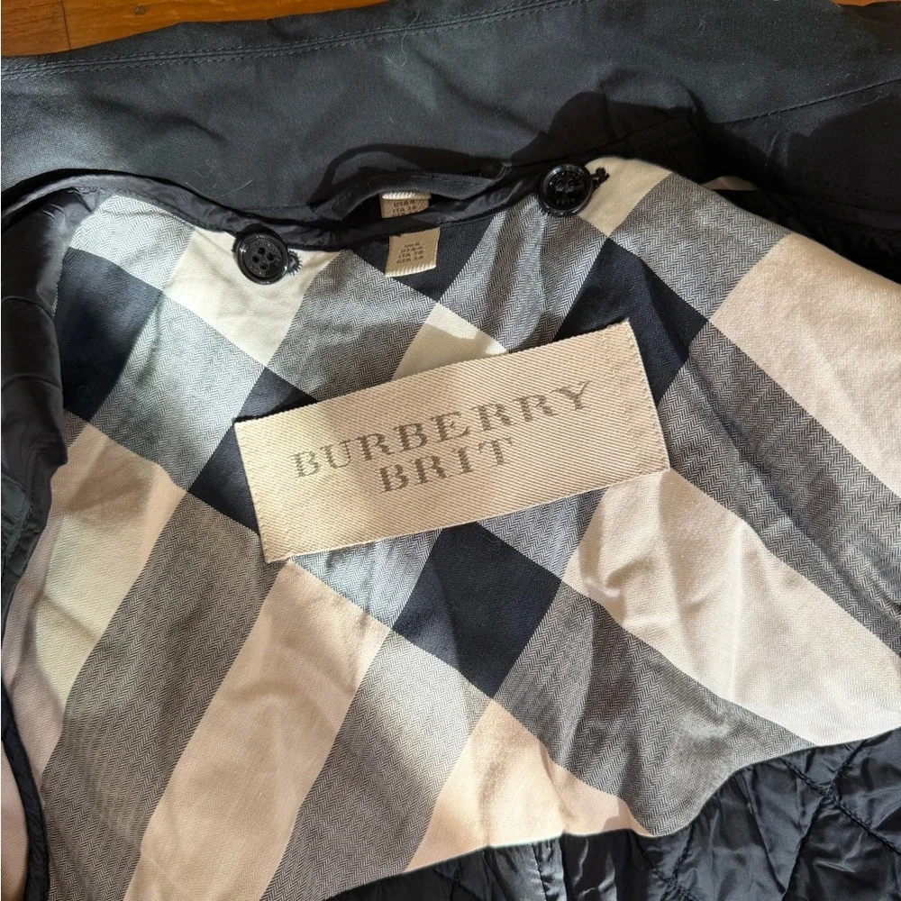 Burberry Charcoal Trench Coat - Picture 4 of 5